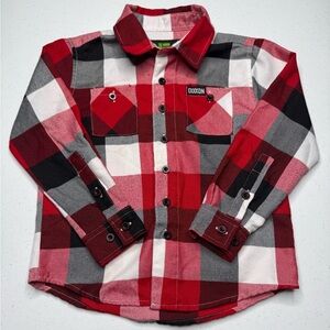 Dixxon Flannel Youth division XS red black white